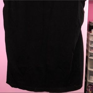 Chico’s black tank with design